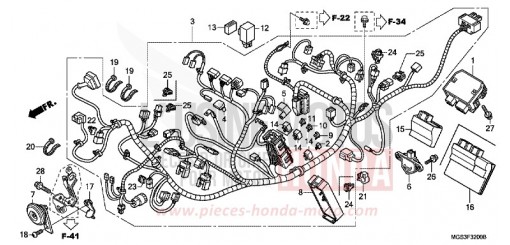 WIRE HARNESS NC700XDD de 2013
